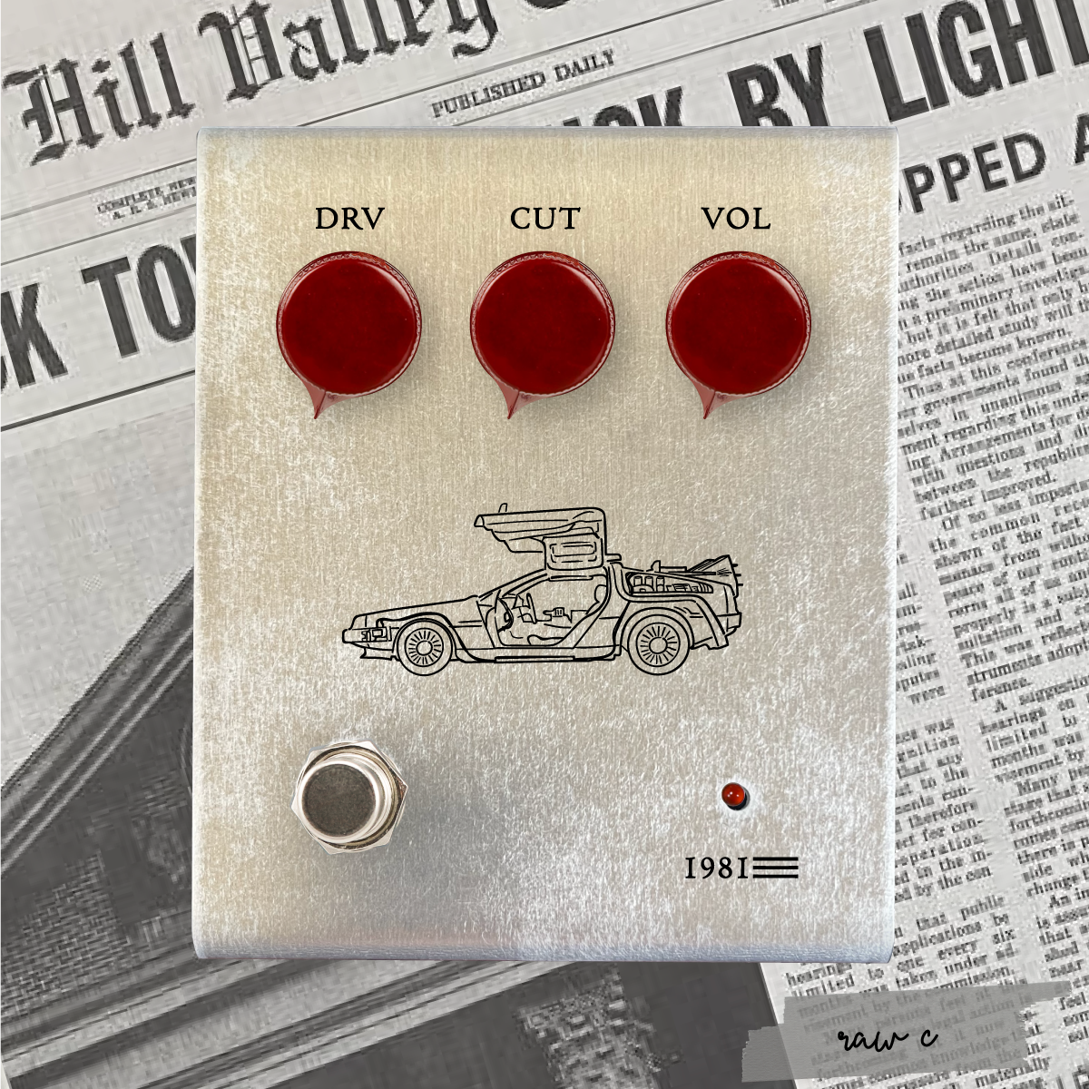 ギター 1981 Inventions DRV SILVER w/ DeLorean 1981 Inventions DRV ギター 1981 Inventions DRV SILVER w/ DeLorean 1981 Inventions DRV